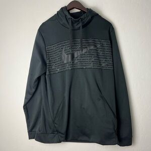 Nike Dri-FIT Pullover Hoodie Men’s Size Large Black Athletic Sweatshirt